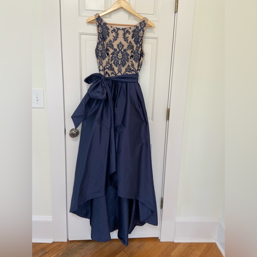 Beautiful high to low Adrianne Papell gown